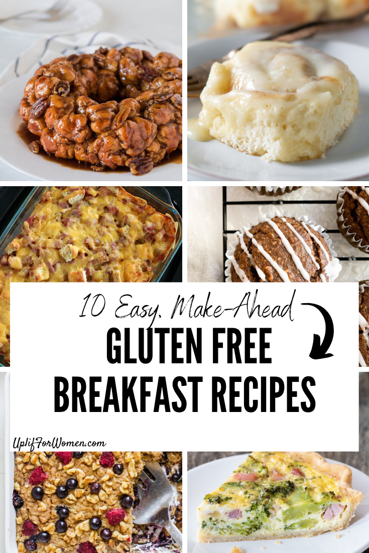 Make Ahead Gluten Free Breakfast Ideas - upliftforwomen.com
