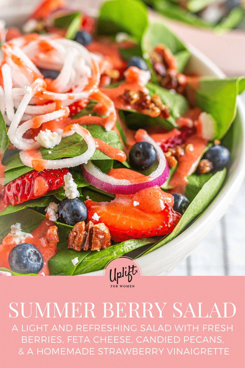 Summer Berry Salad - upliftforwomen.com